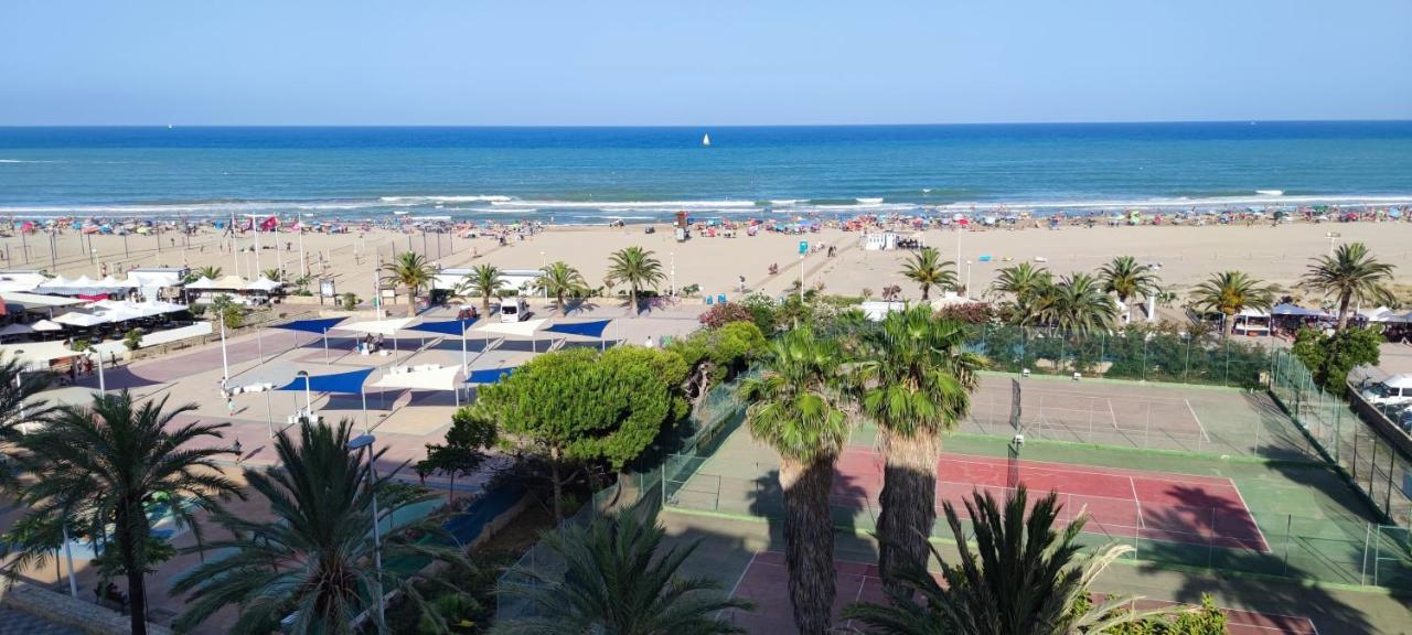 Vistas Espectaculares 1ª Linea Playa, Wifi, Ascensor Lejlighed Sagunto Eksteriør billede