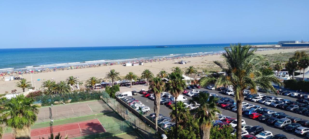 Vistas Espectaculares 1ª Linea Playa, Wifi, Ascensor Lejlighed Sagunto Eksteriør billede