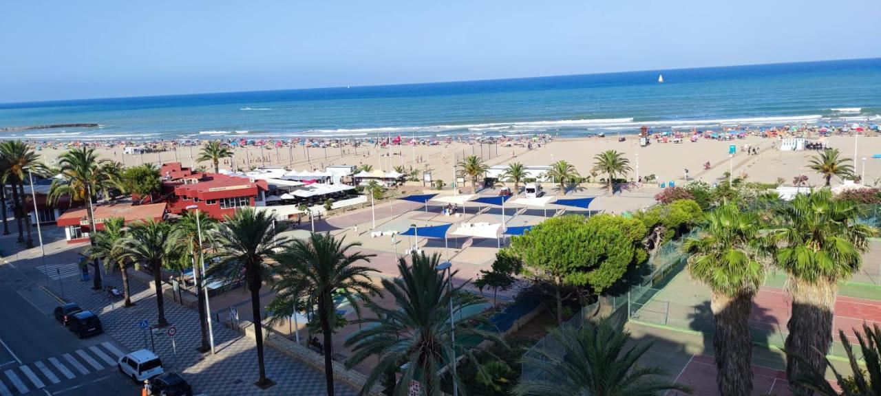 Vistas Espectaculares 1ª Linea Playa, Wifi, Ascensor Lejlighed Sagunto Eksteriør billede